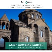 Echmiadzin (Hripsime, Gayane, Echmiadzin Cathedral) -Zvartnots